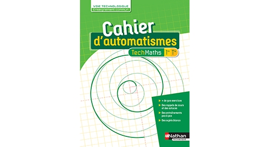 Carnet d'automatismes mathématiques Bac Pro (2022) - LIB Cahier numérique  élève